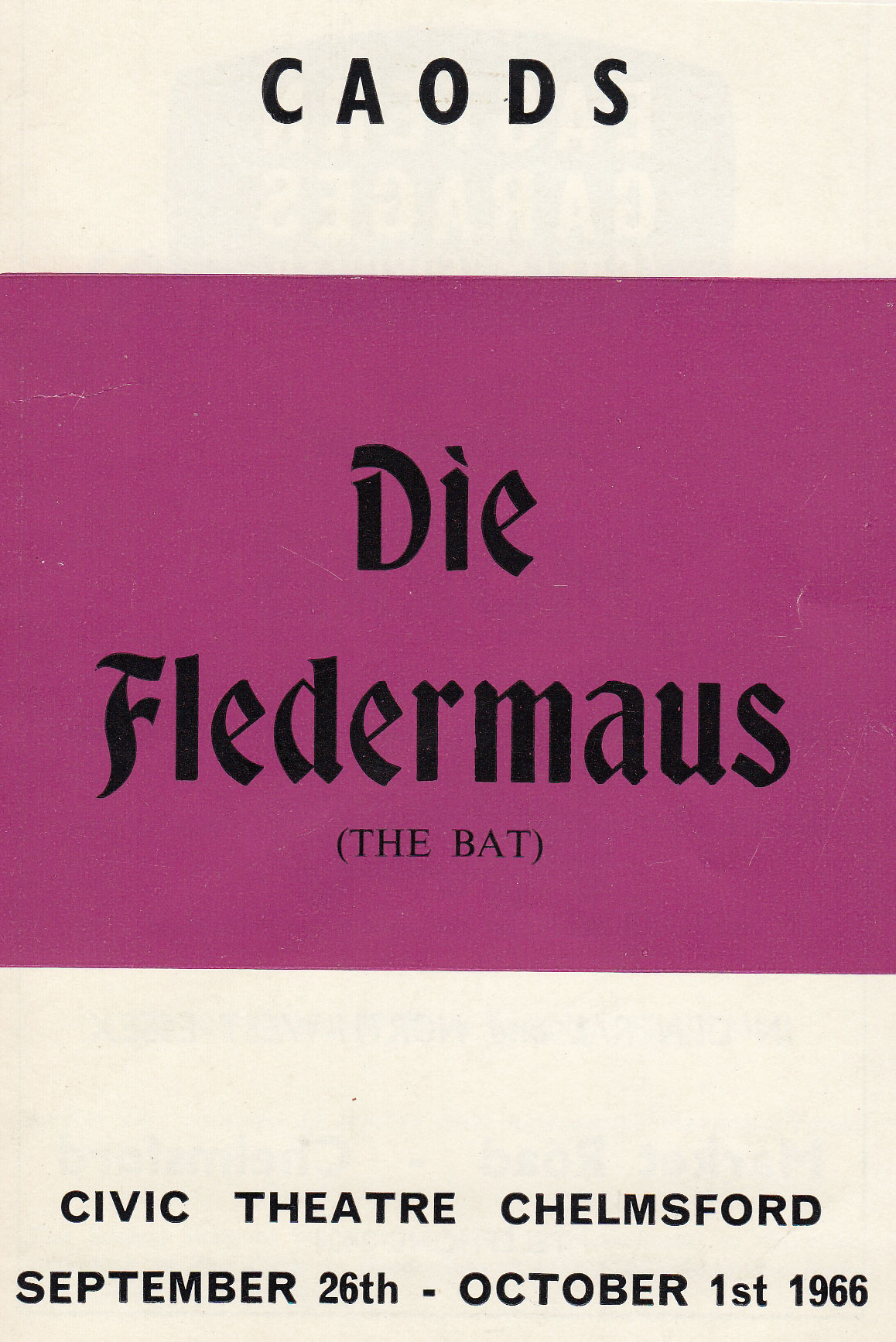 Die Fledermaus (The Bat)