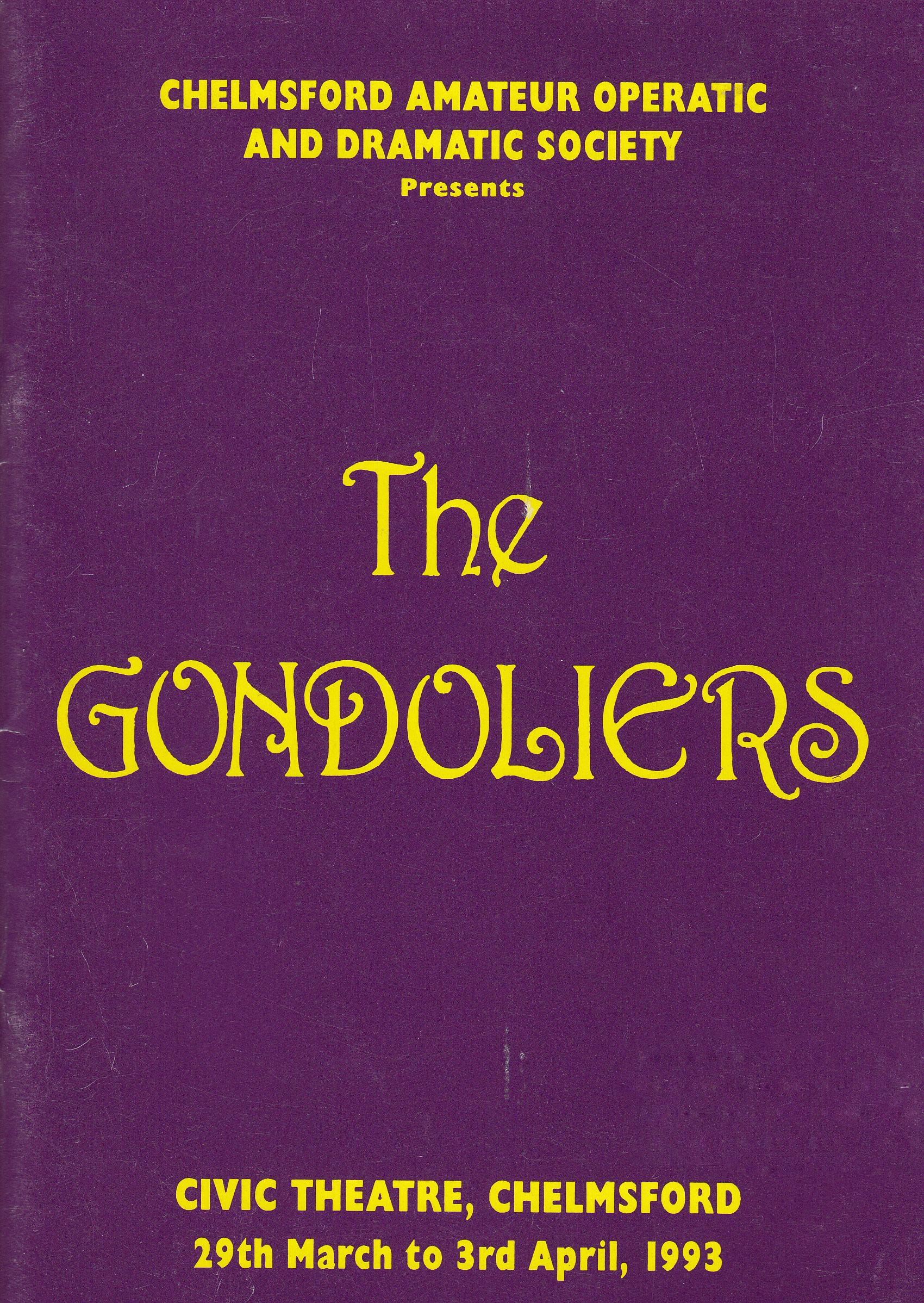 The Gondoliers (1993)