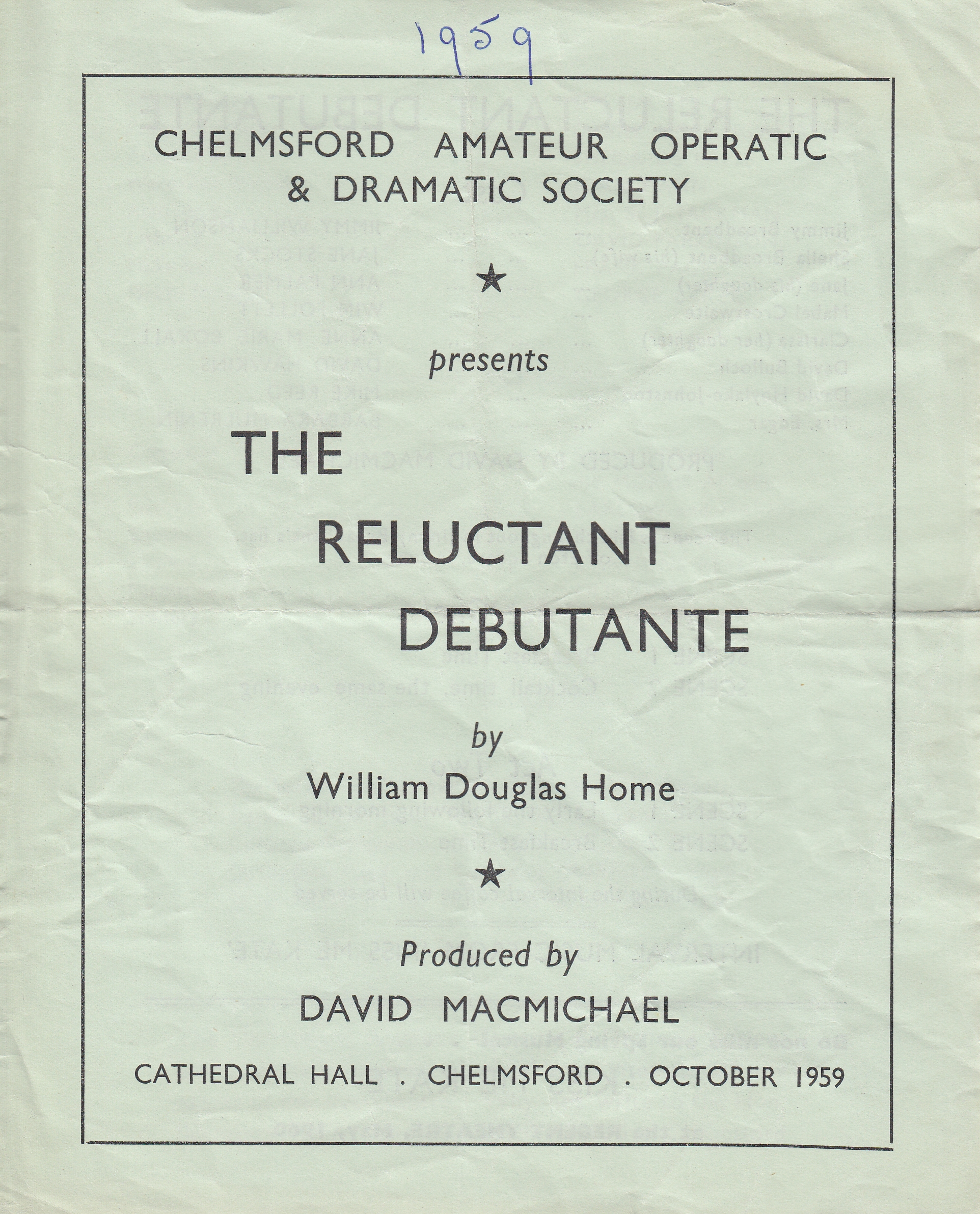 The Reluctant Debutante